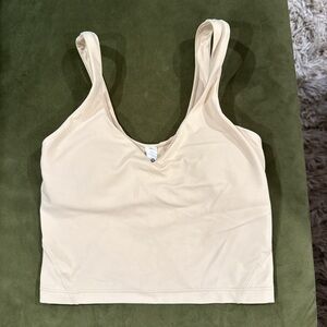 Lululemon Athletica Beige Tank Top